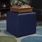 Regency Regency Jean Square Stool Ottoman- Naval Blue N6263NB - alternate 2